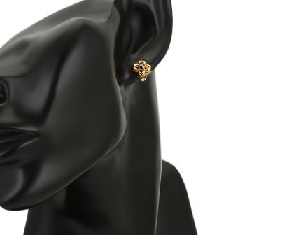 Jaunatviški gėlytės formos moteriški auskarai
